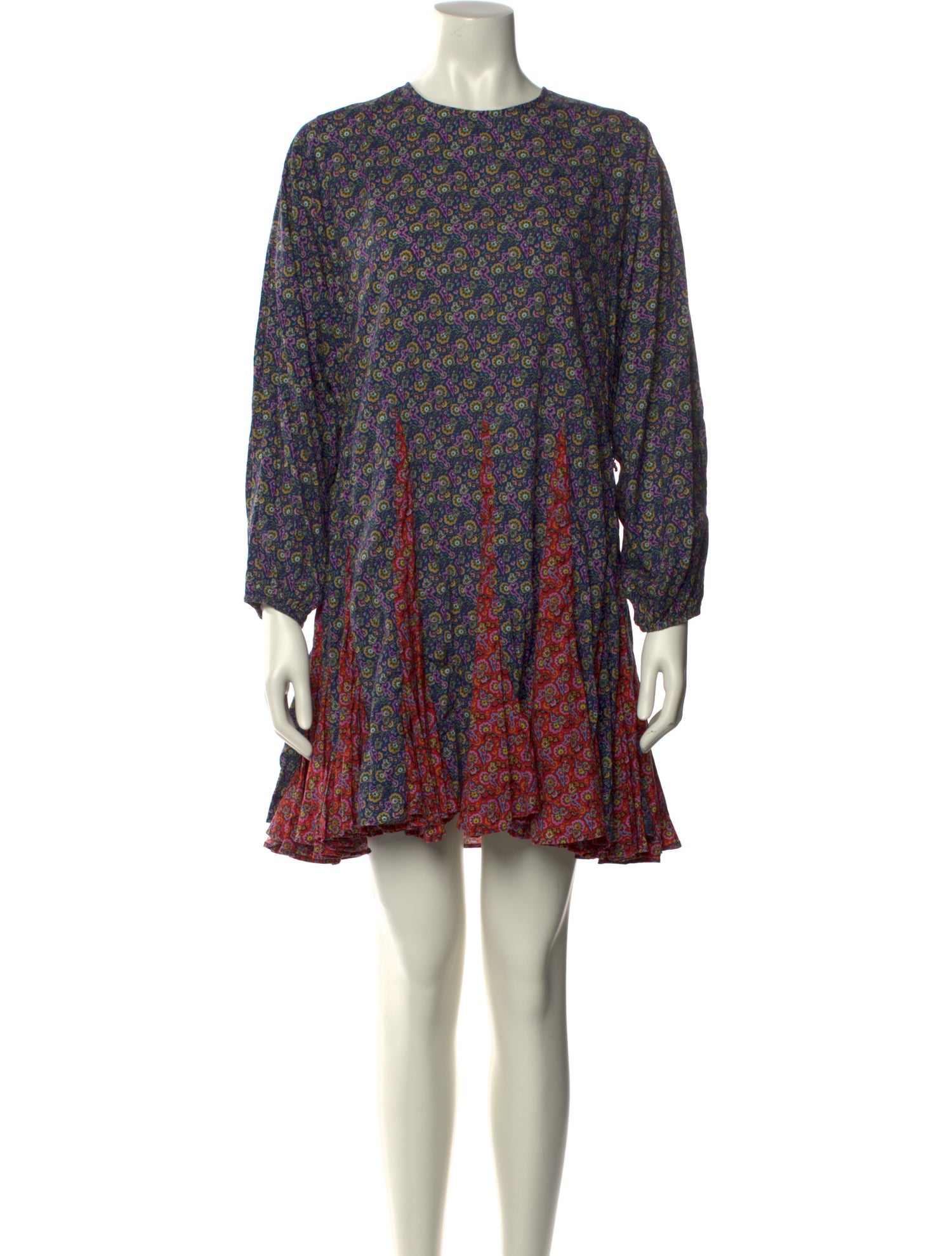 RHODE Floral Print Mini Dress