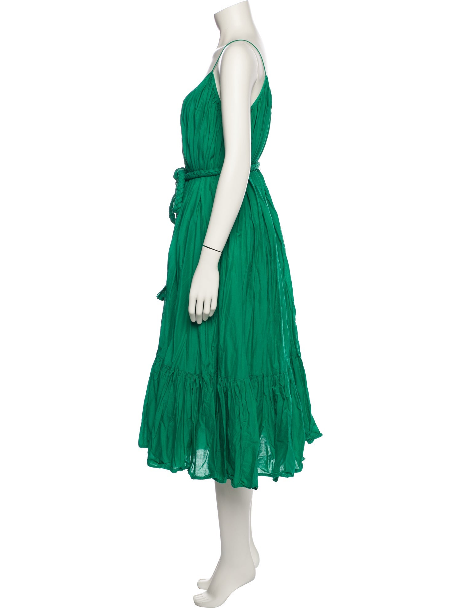 RHODE Scoop Neck Midi Length Dress