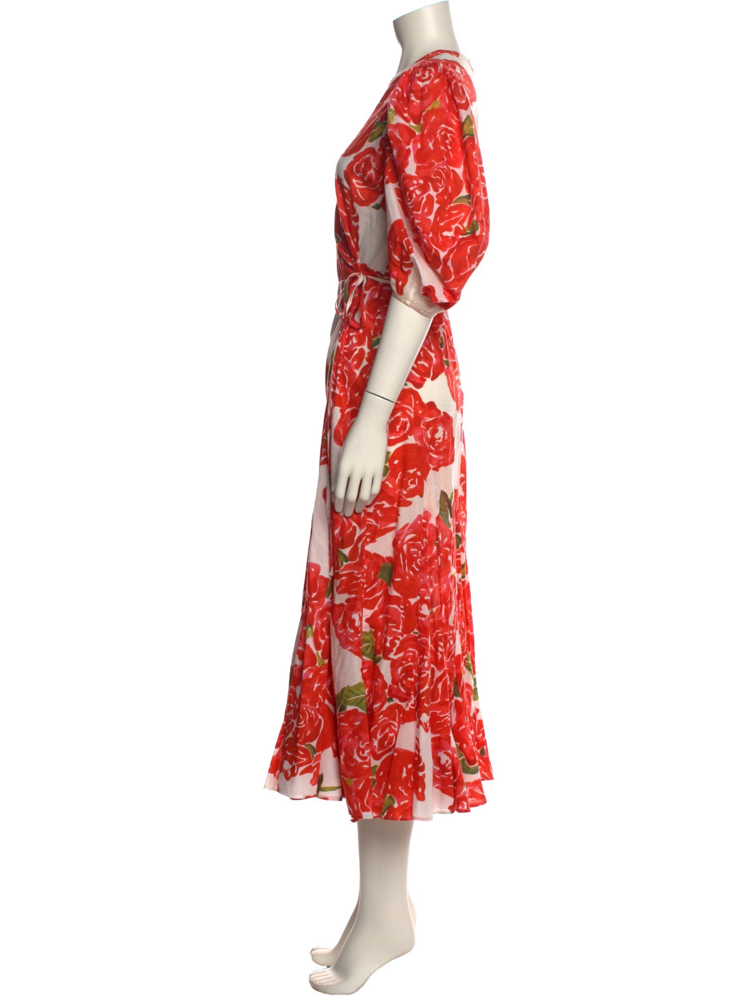 RHODE Floral Print Long Dress