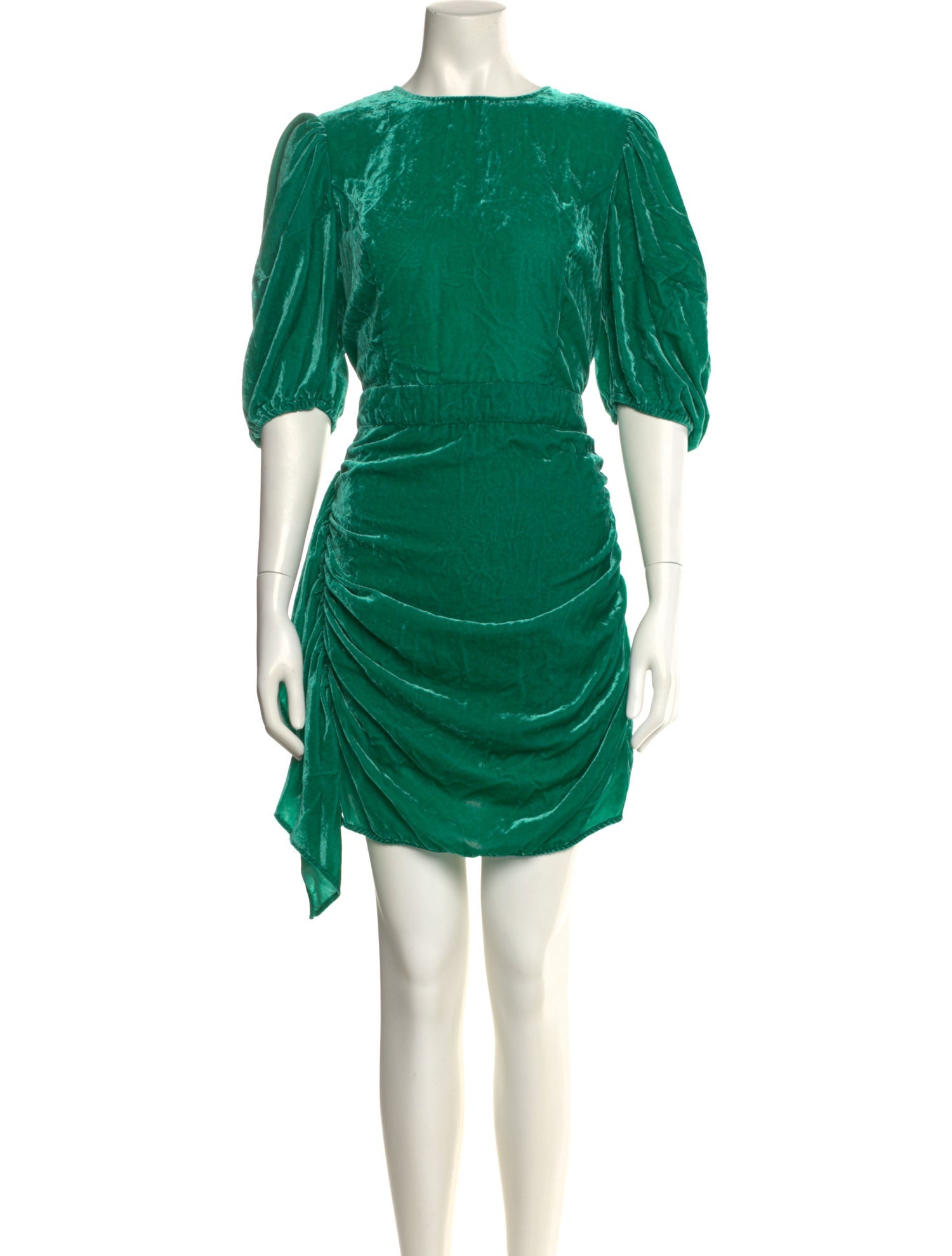 RHODE Bateau Neckline Mini Dress