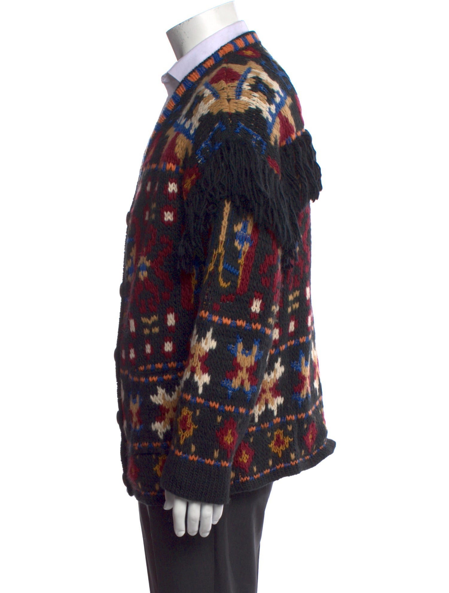 RHODE Printed V-Neck Cardigan