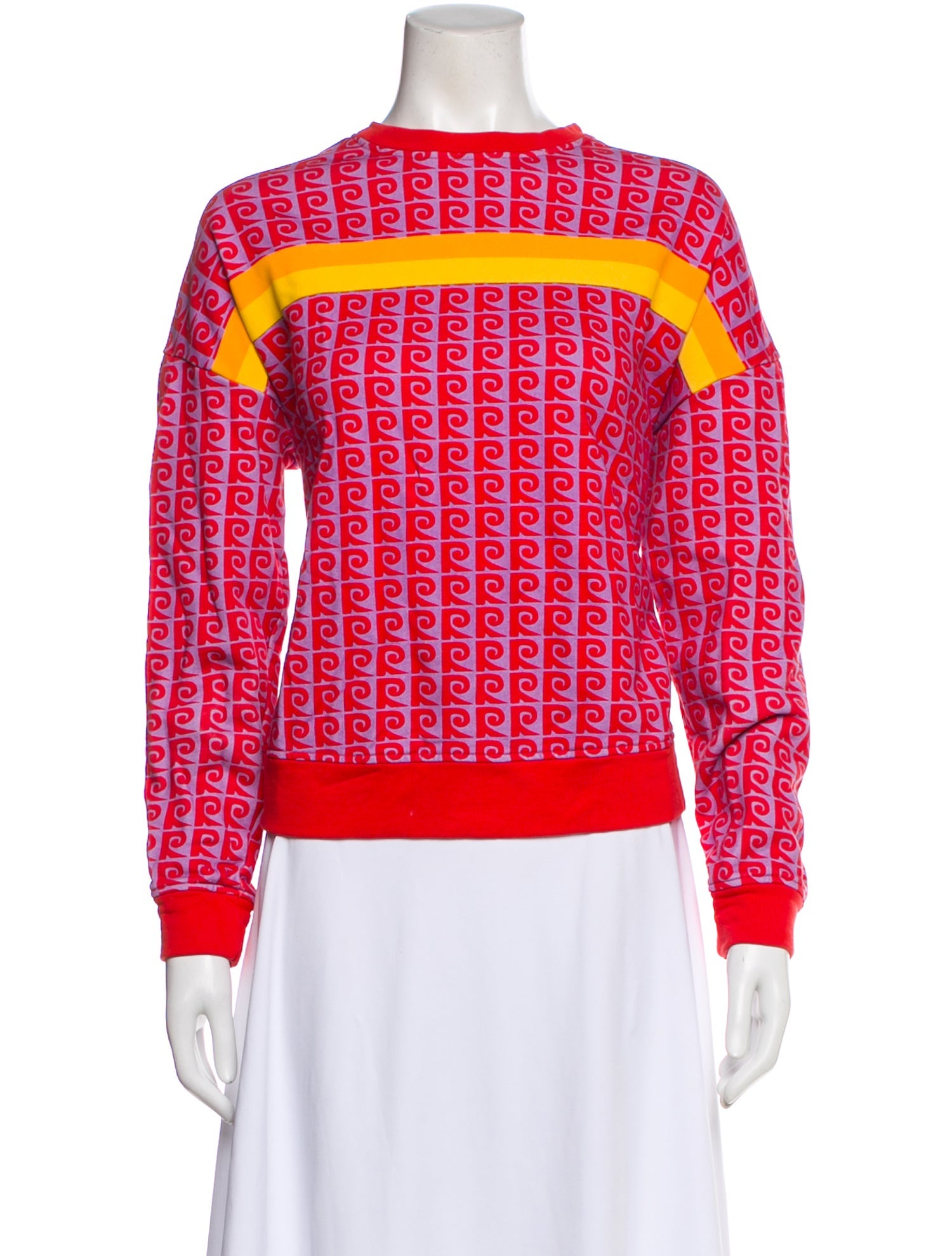 RHODE Patterned Crew Neck Sweatshirt