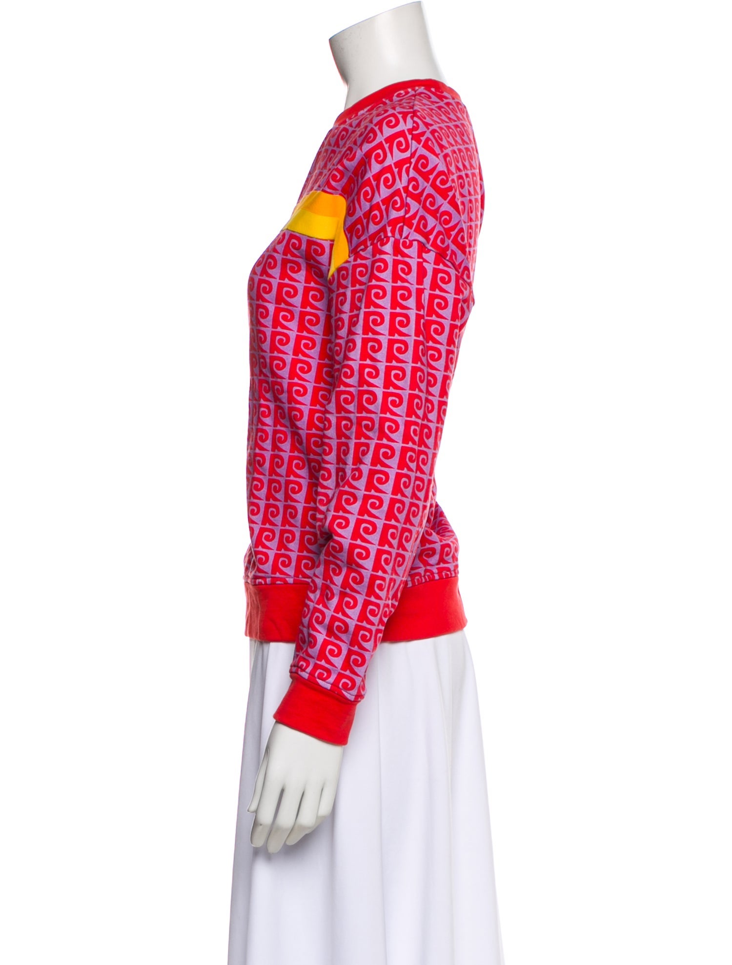 RHODE Patterned Crew Neck Sweatshirt