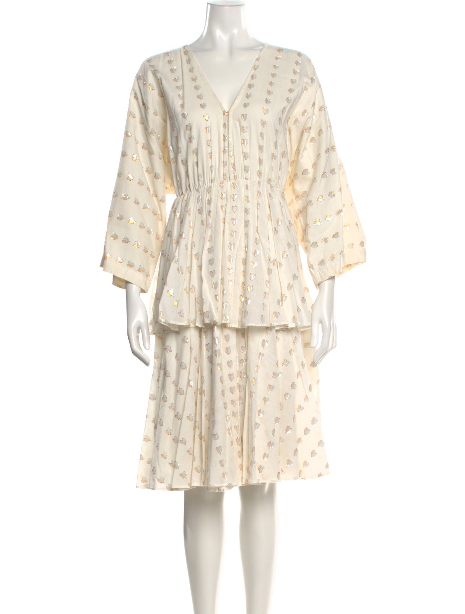 RHODE Printed Midi Length Dress