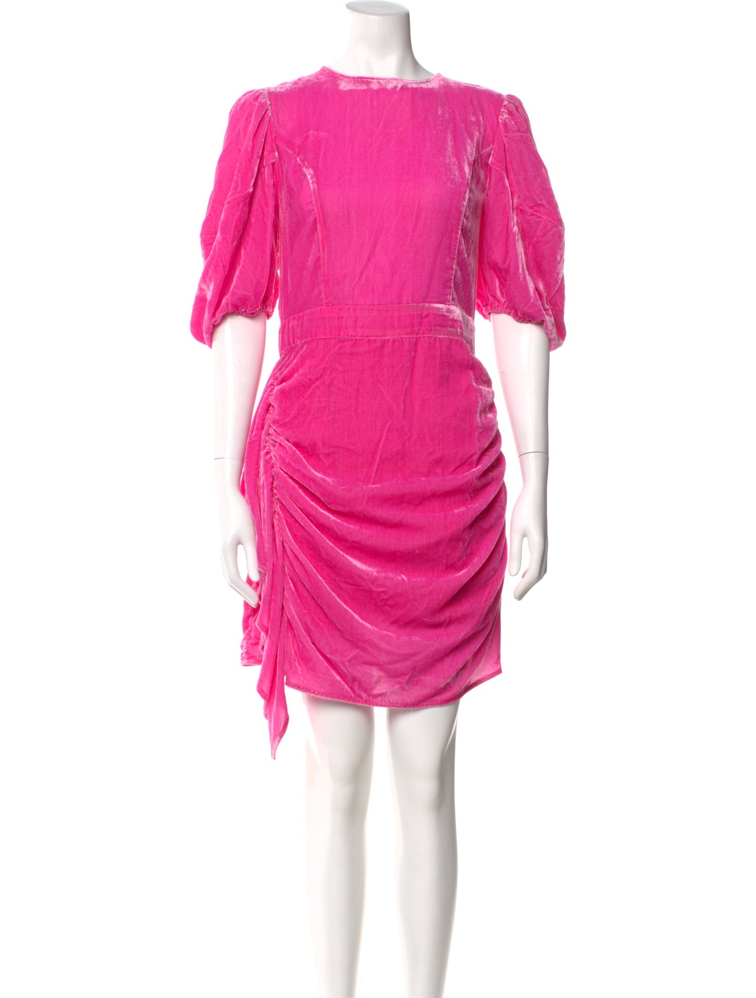 RHODE Bateau Neckline Mini Dress