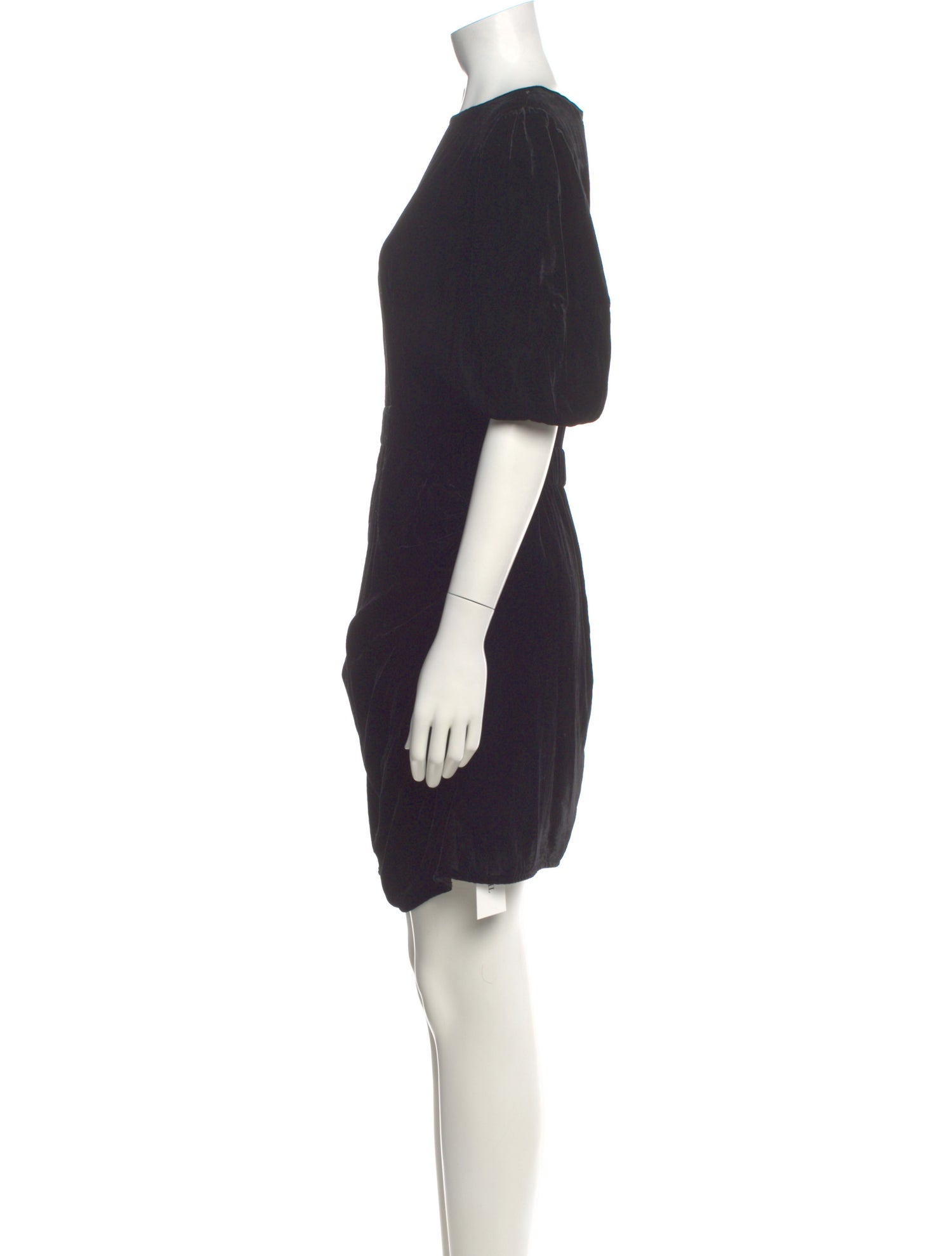 RHODE Bateau Neckline Mini Dress