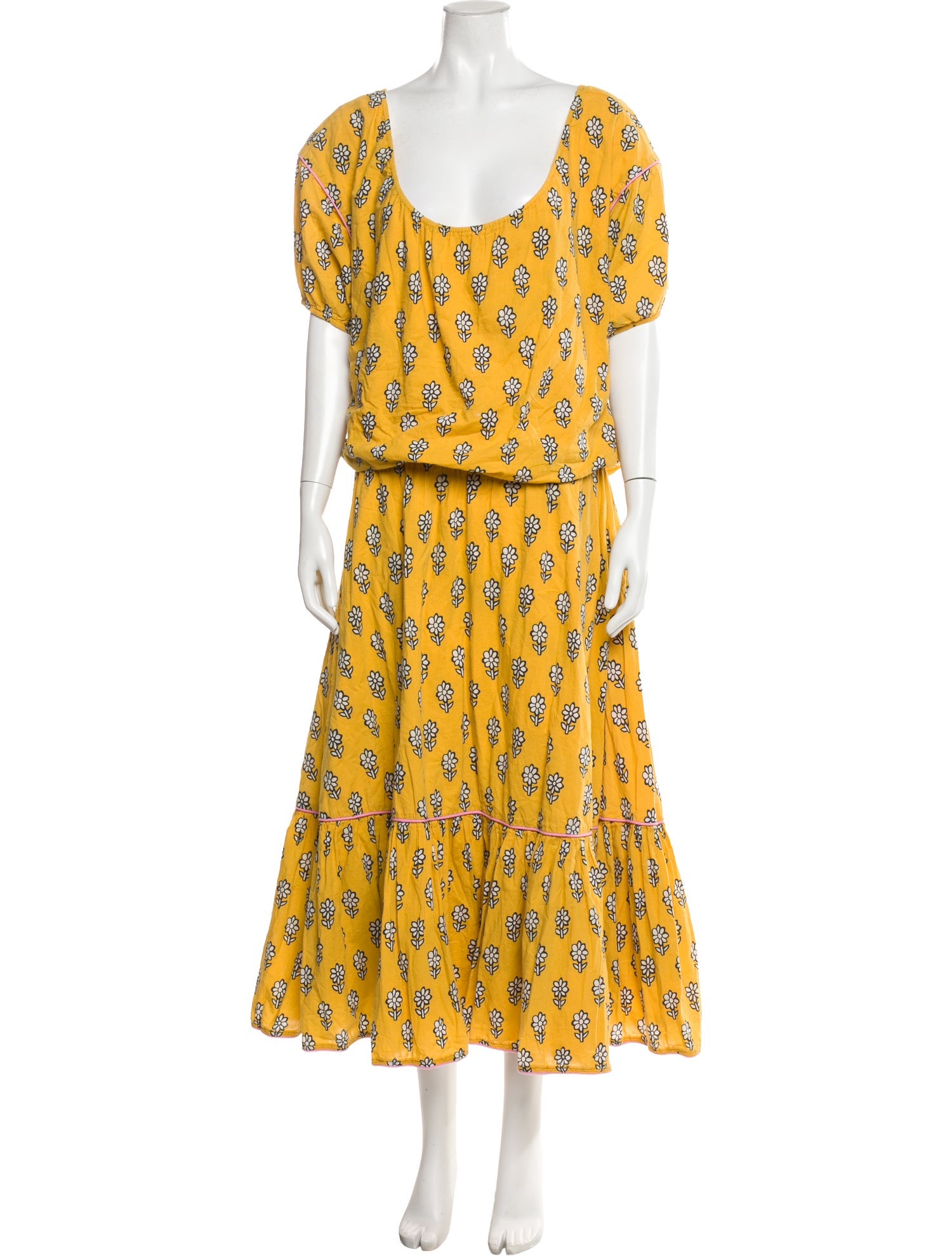 RHODE Floral Print Long Dress