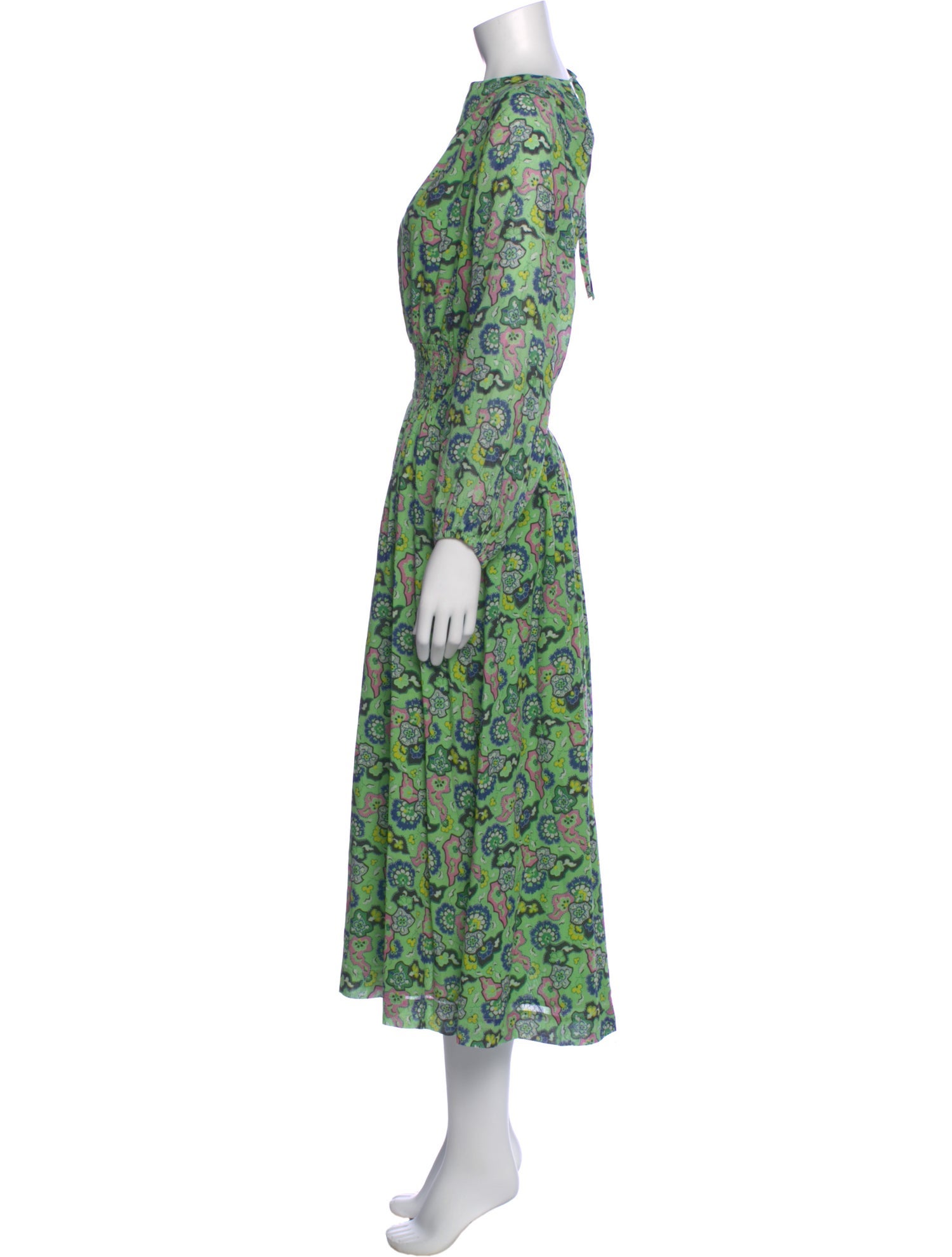 RHODE Printed Long Dress