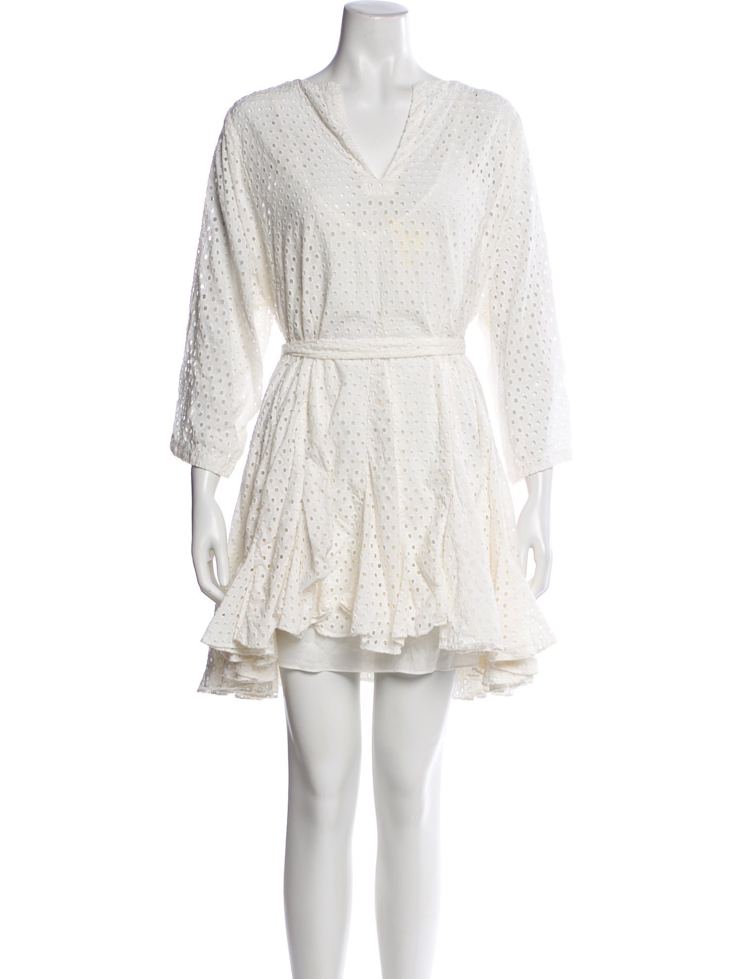 RHODE V-Neck Mini Dress