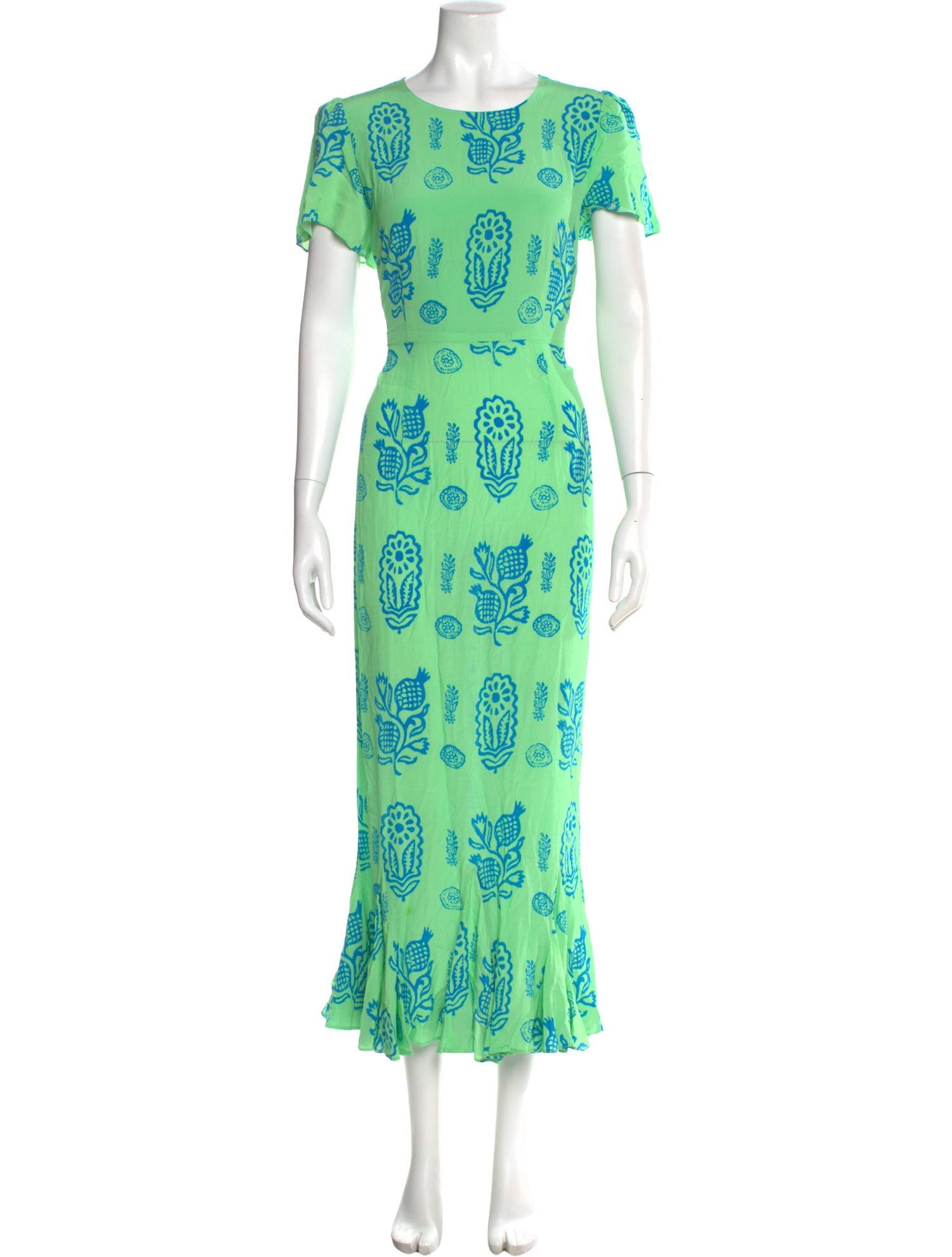 RHODE Printed Long Dress