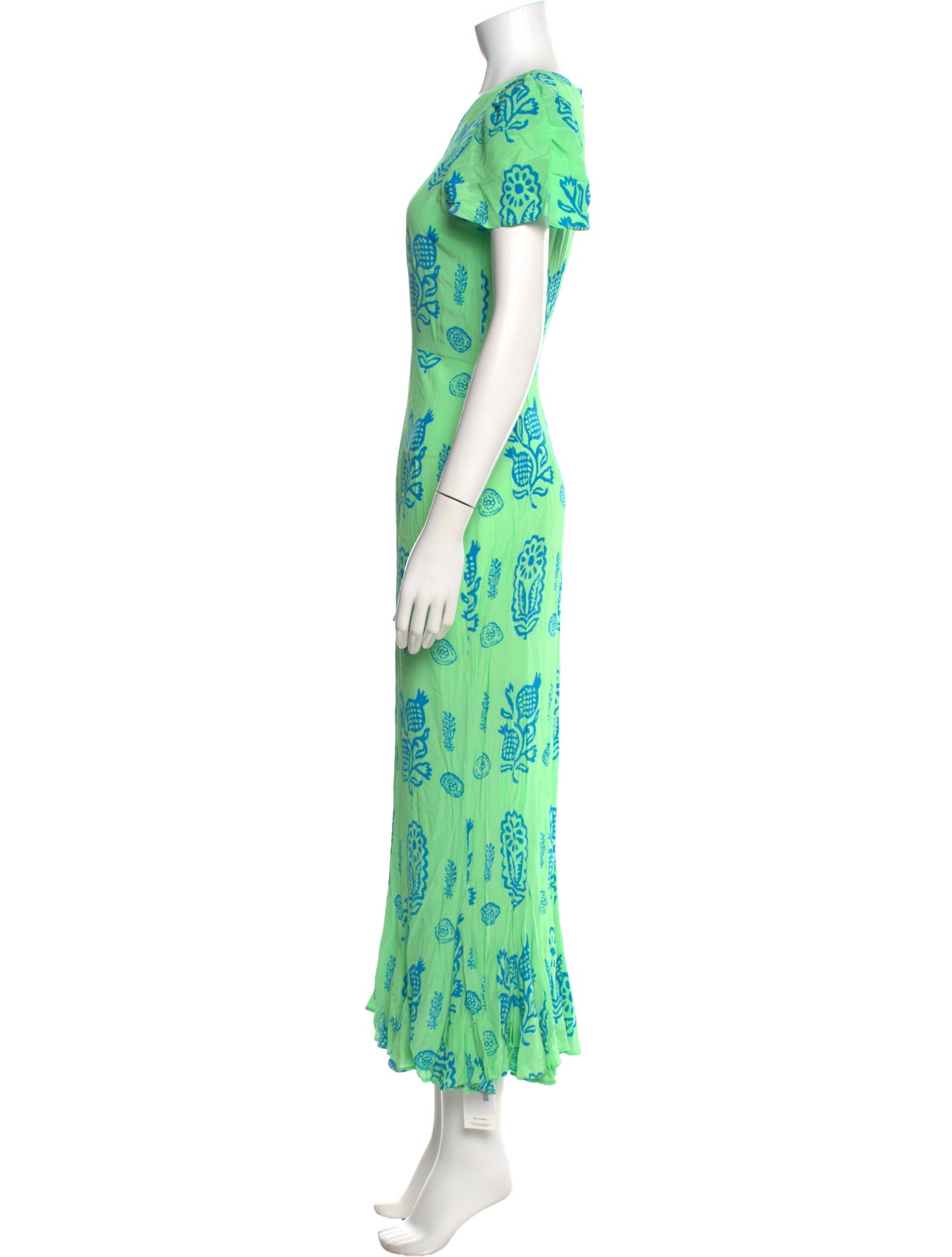 RHODE Printed Long Dress