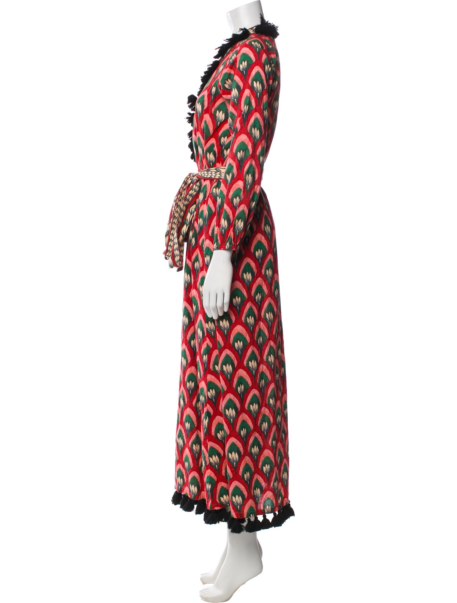 RHODE Printed Tassel Accents Robe