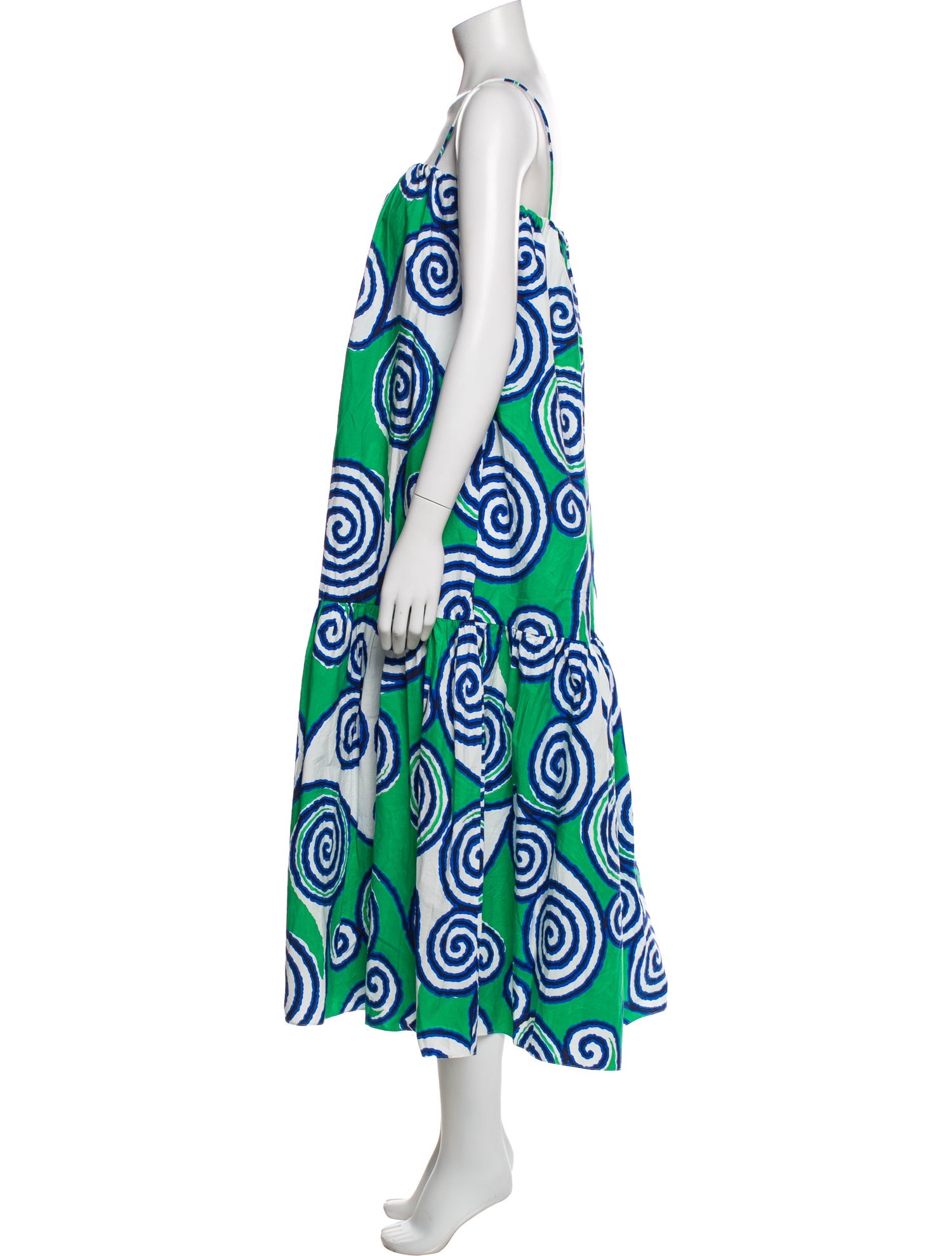 RHODE Printed Long Dress