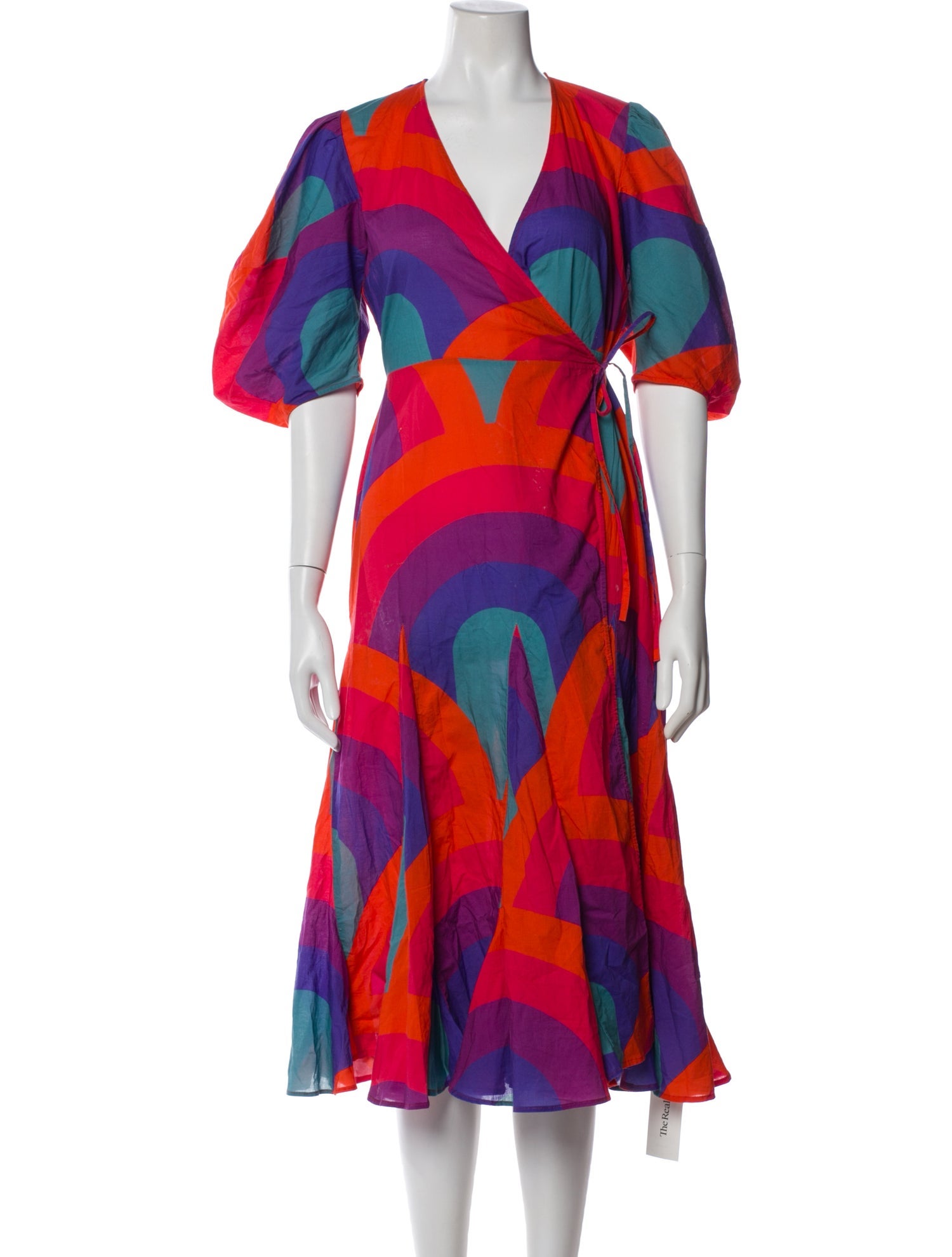 RHODE Printed Midi Length Dress