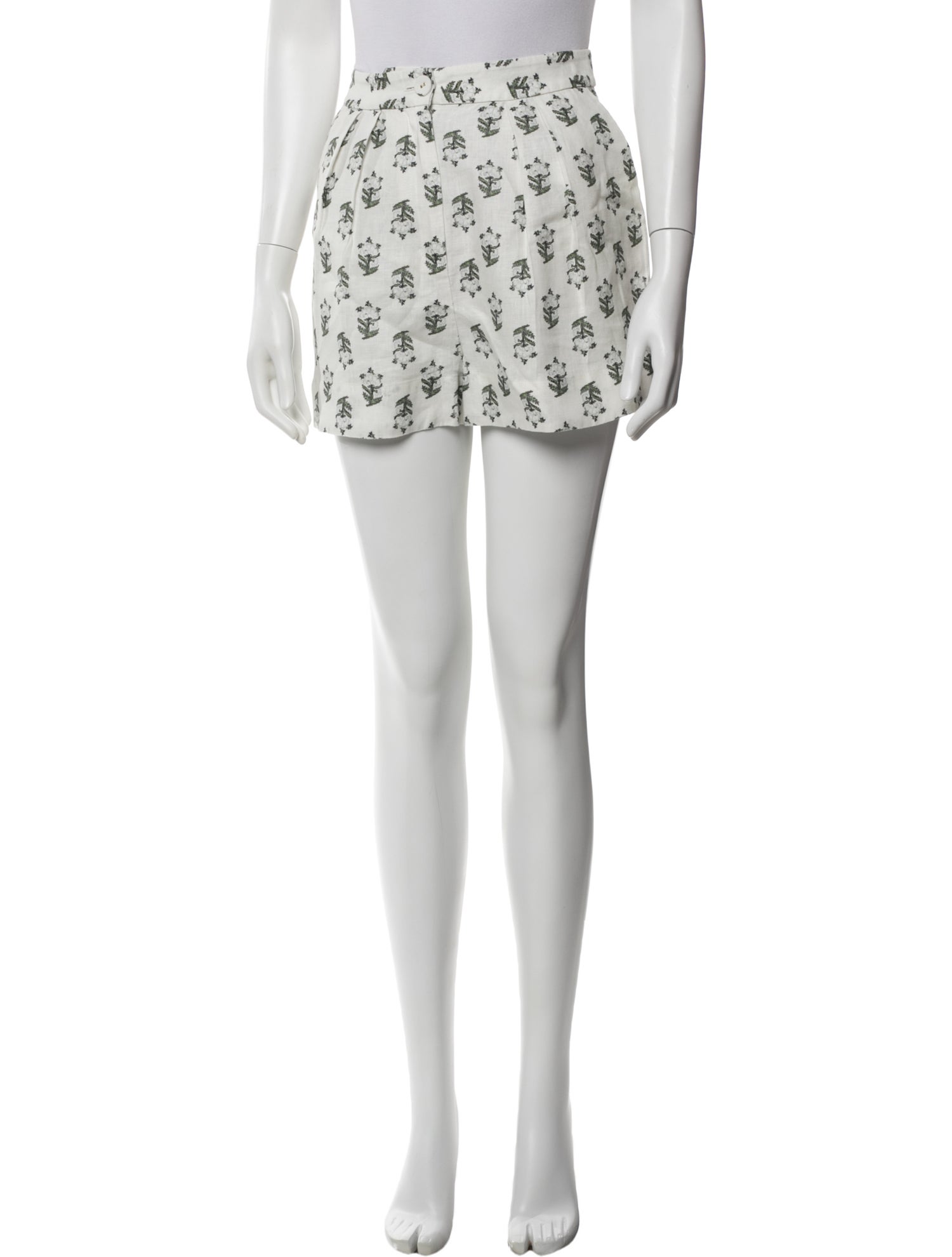 RHODE Linen Mini Shorts