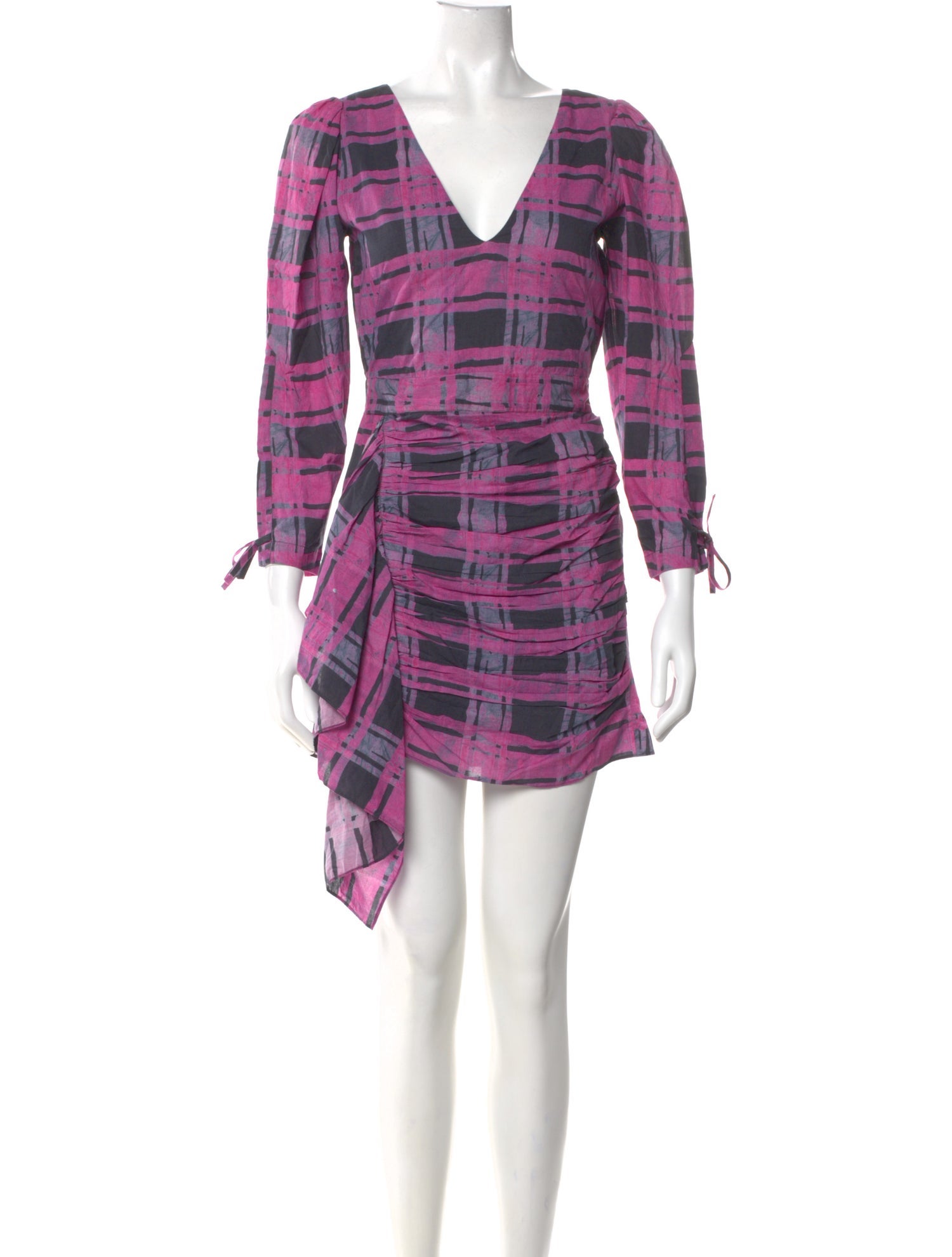 RHODE Plaid Print Mini Dress w/ Tags