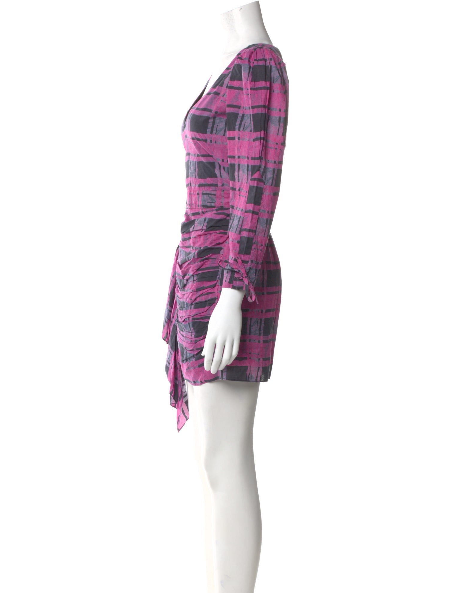 RHODE Plaid Print Mini Dress w/ Tags