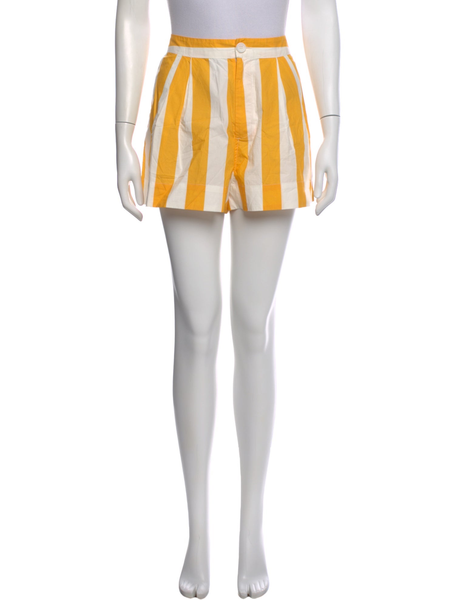 RHODE Striped Mini Shorts