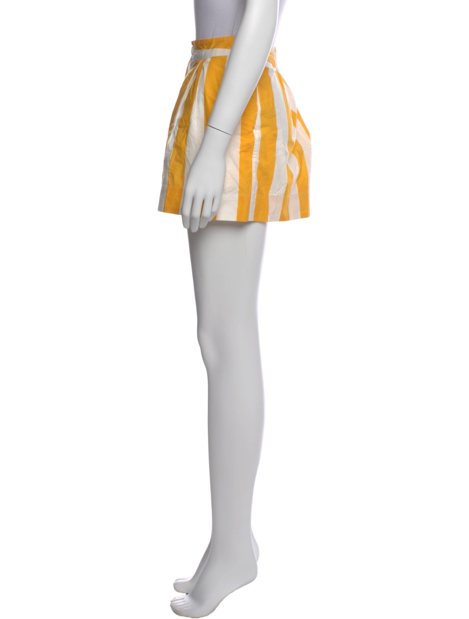 RHODE Striped Mini Shorts