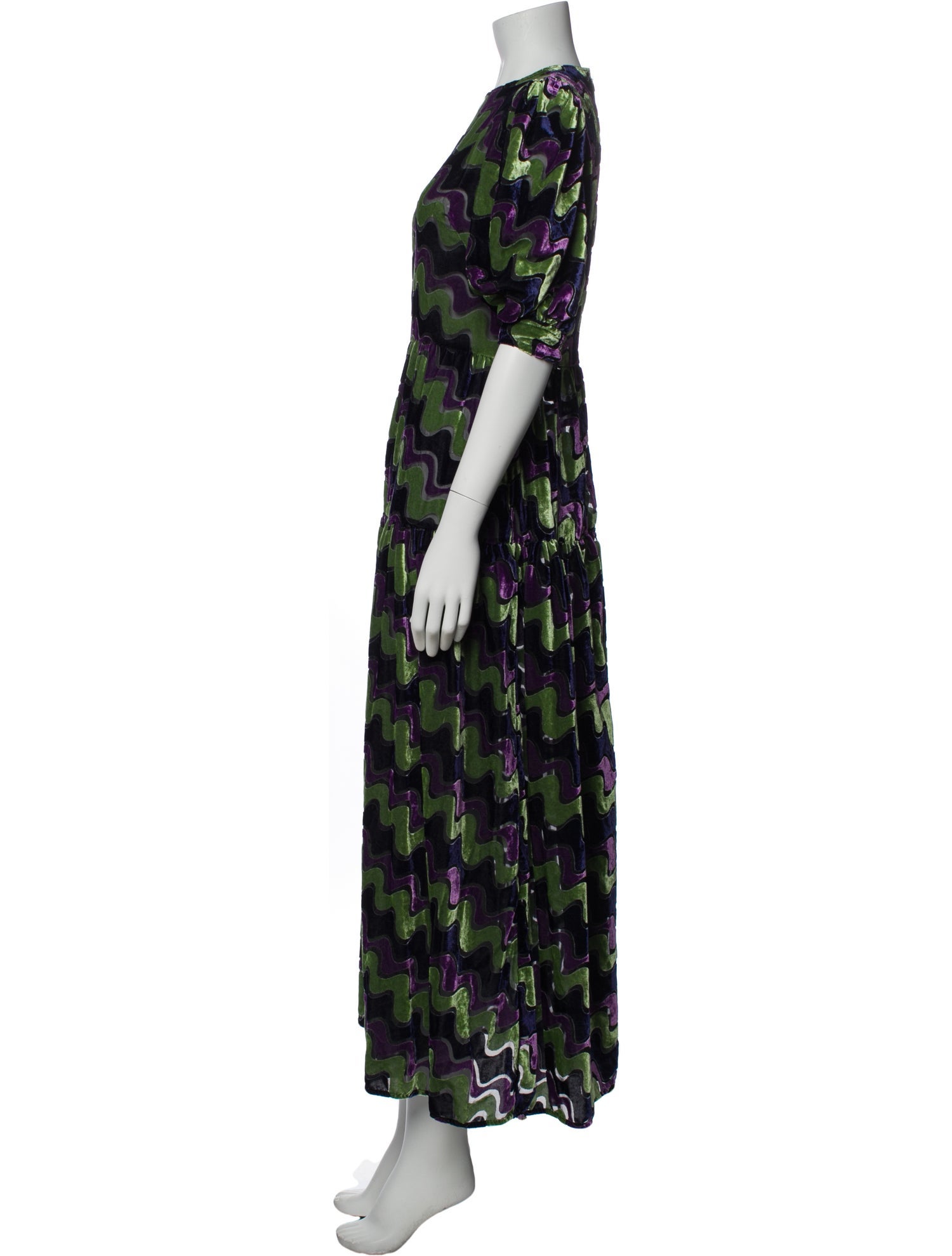 RHODE Floral Print Long Dress