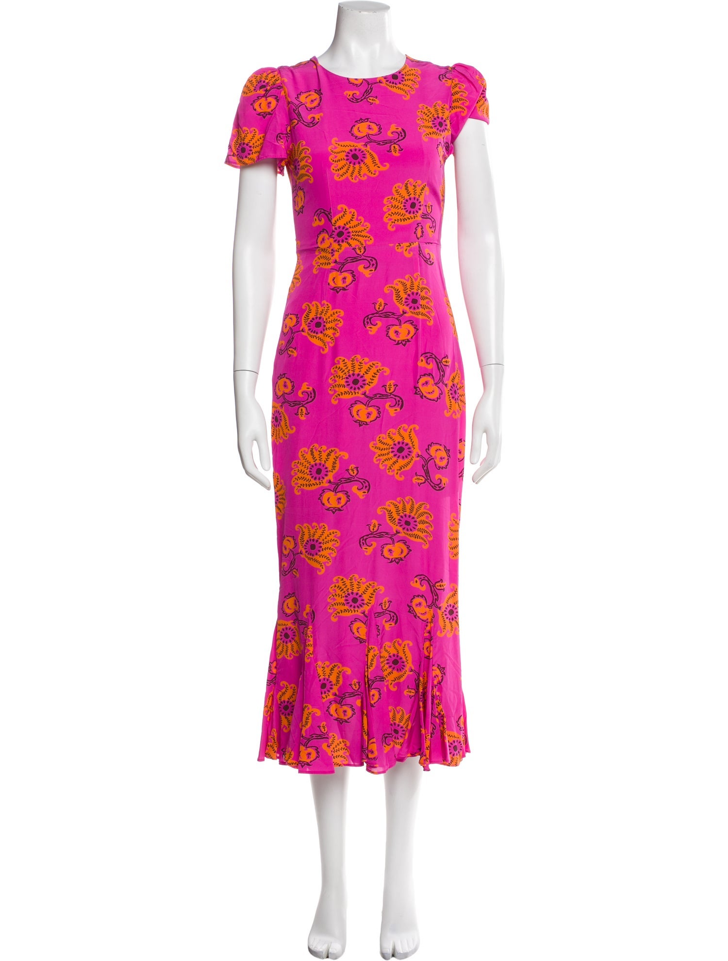 RHODE Floral Print Long Dress