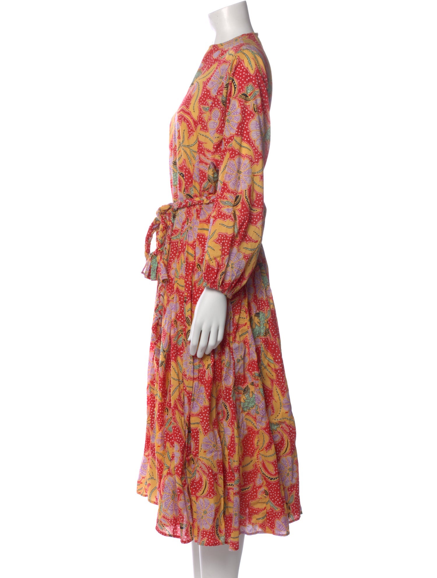 RHODE Paisley Print Long Dress