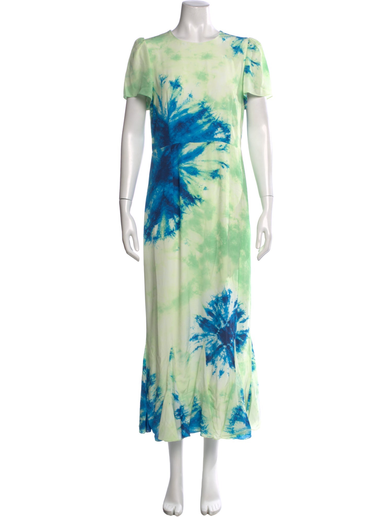 RHODE Tie-Dye Print Long Dress