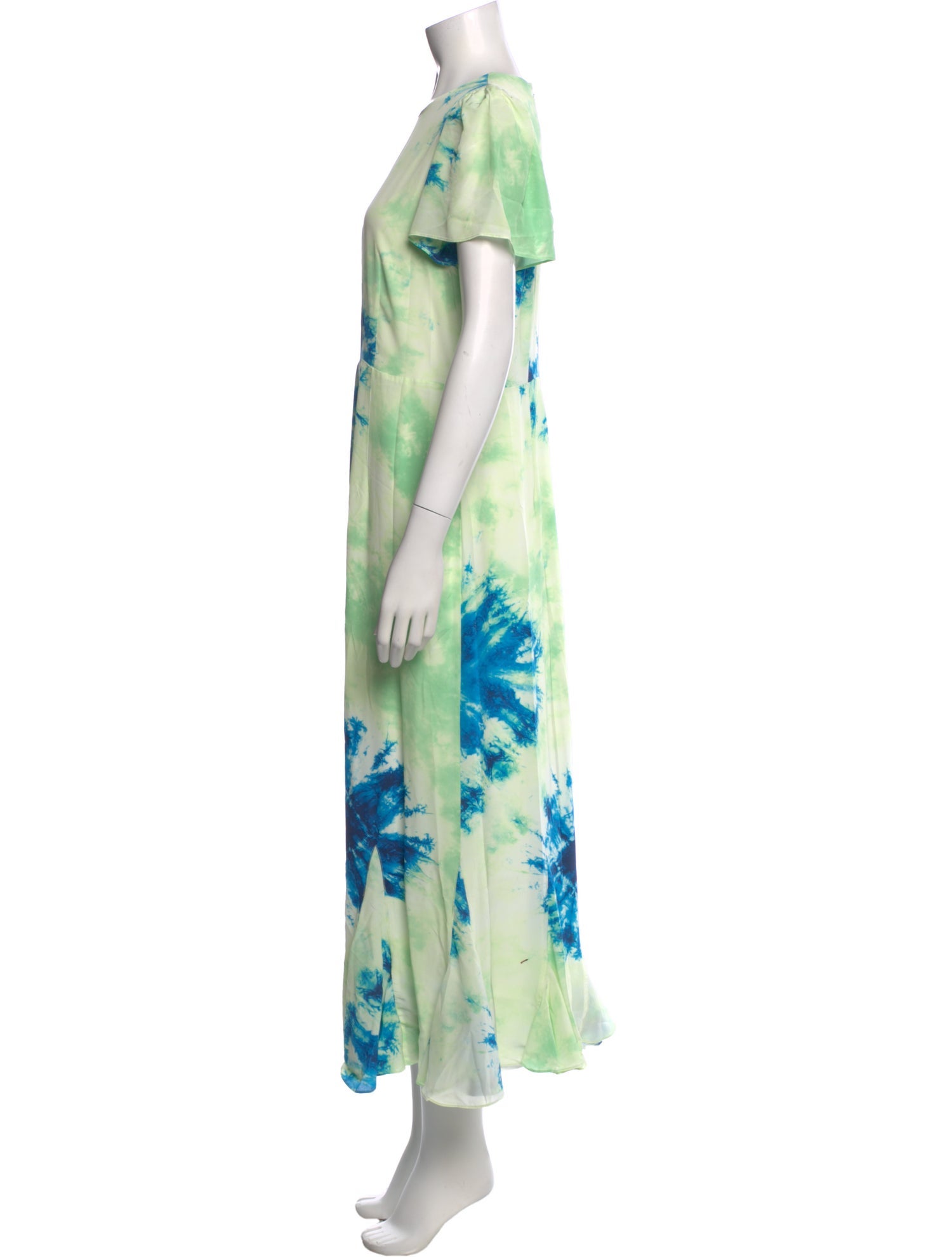RHODE Tie-Dye Print Long Dress