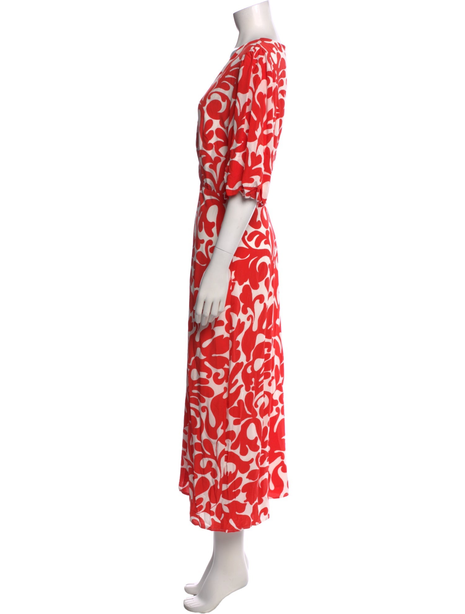 RHODE Printed Long Dress w/ Tags