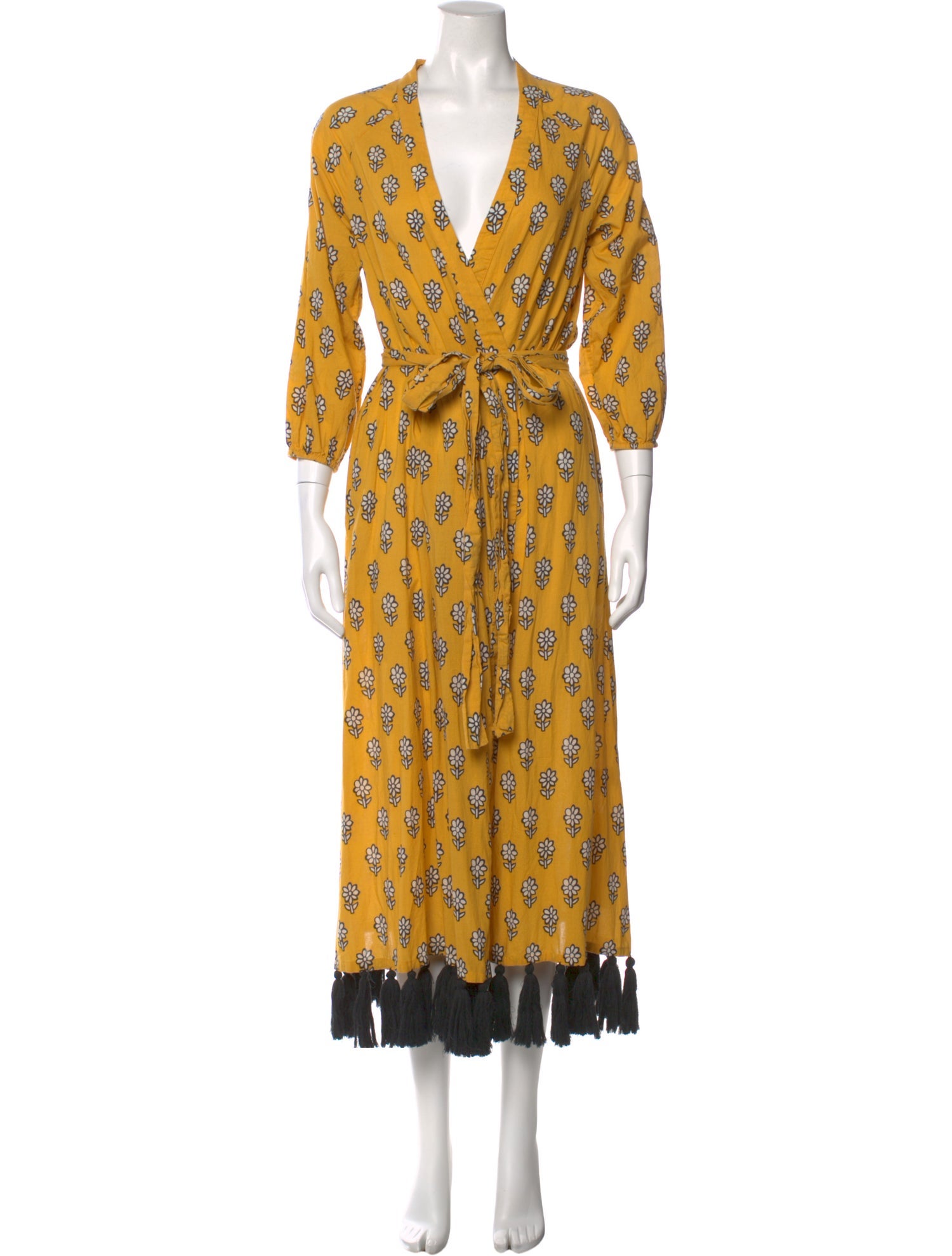 RHODE Printed Long Dress