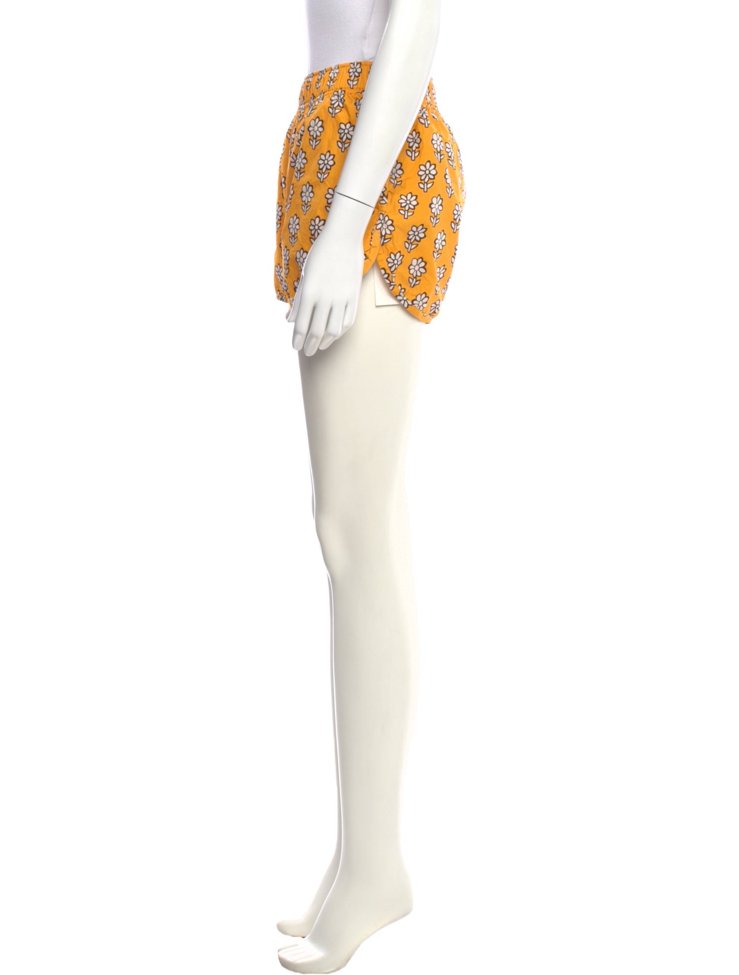 RHODE Floral Print Mini Shorts