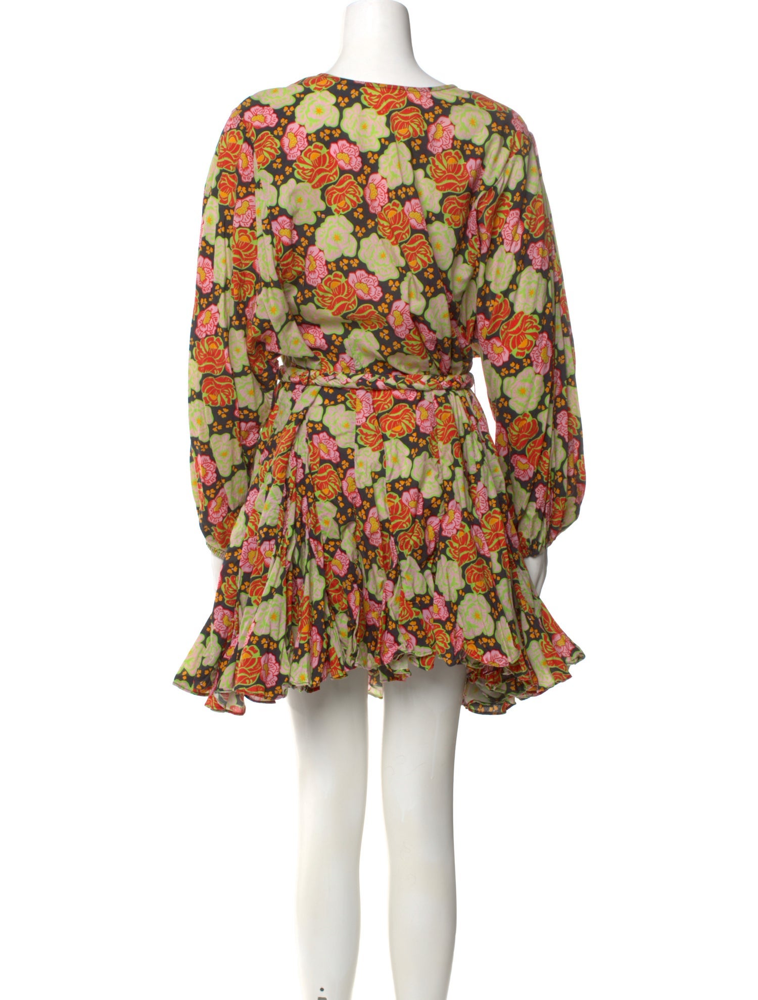 RHODE Floral Print Mini Dress