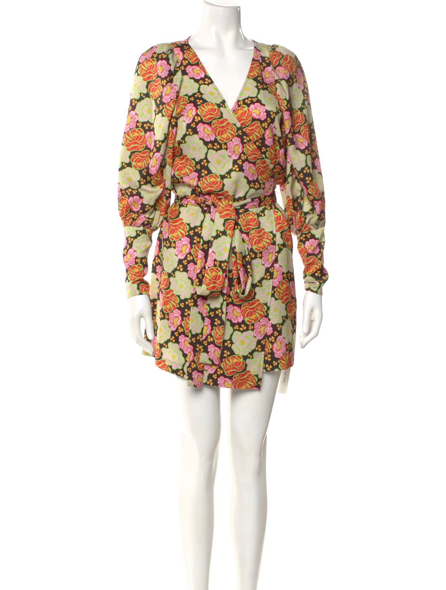 RHODE Floral Print Mini Dress