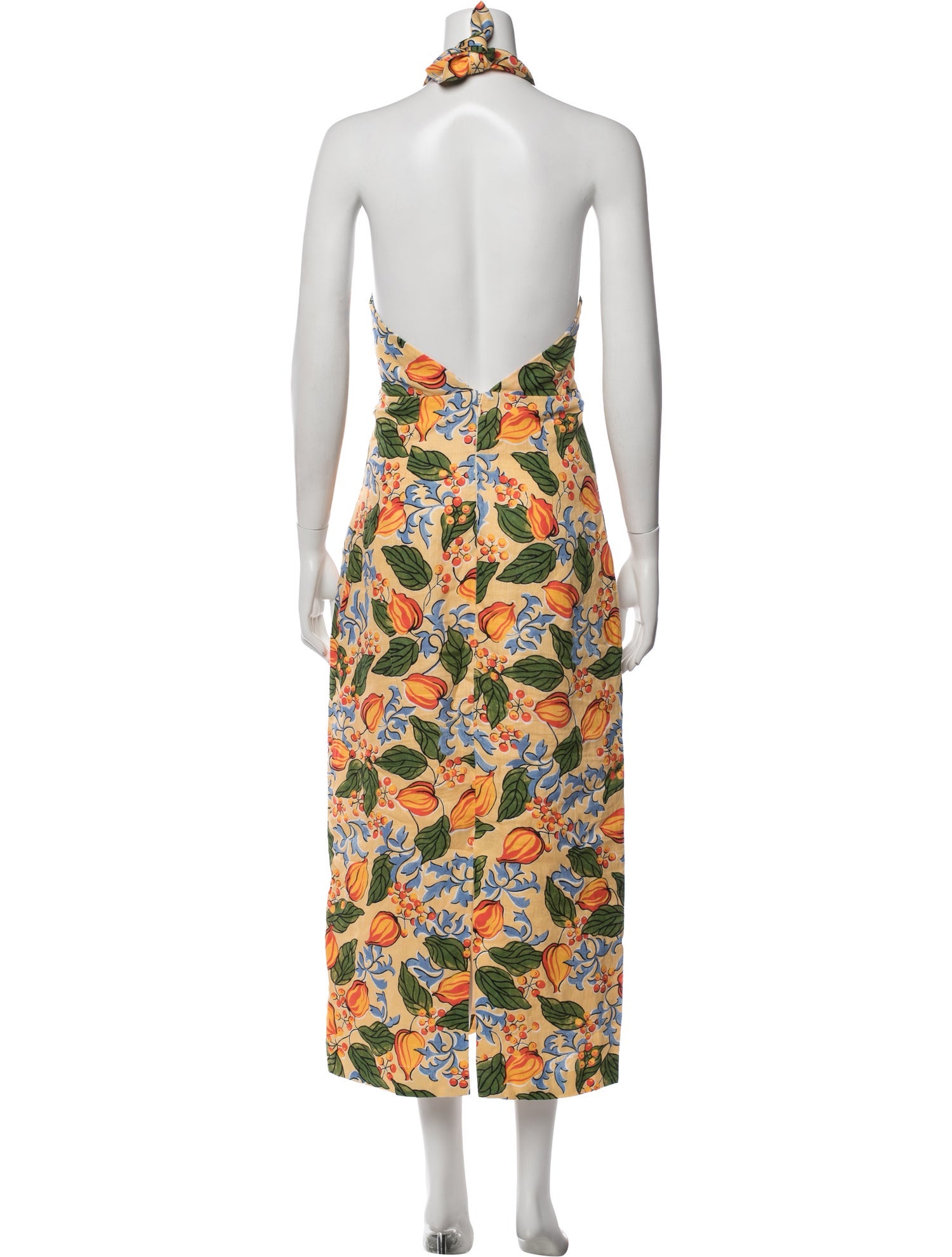 rhode linen dress Rhode Sophie Linen Midi Dress