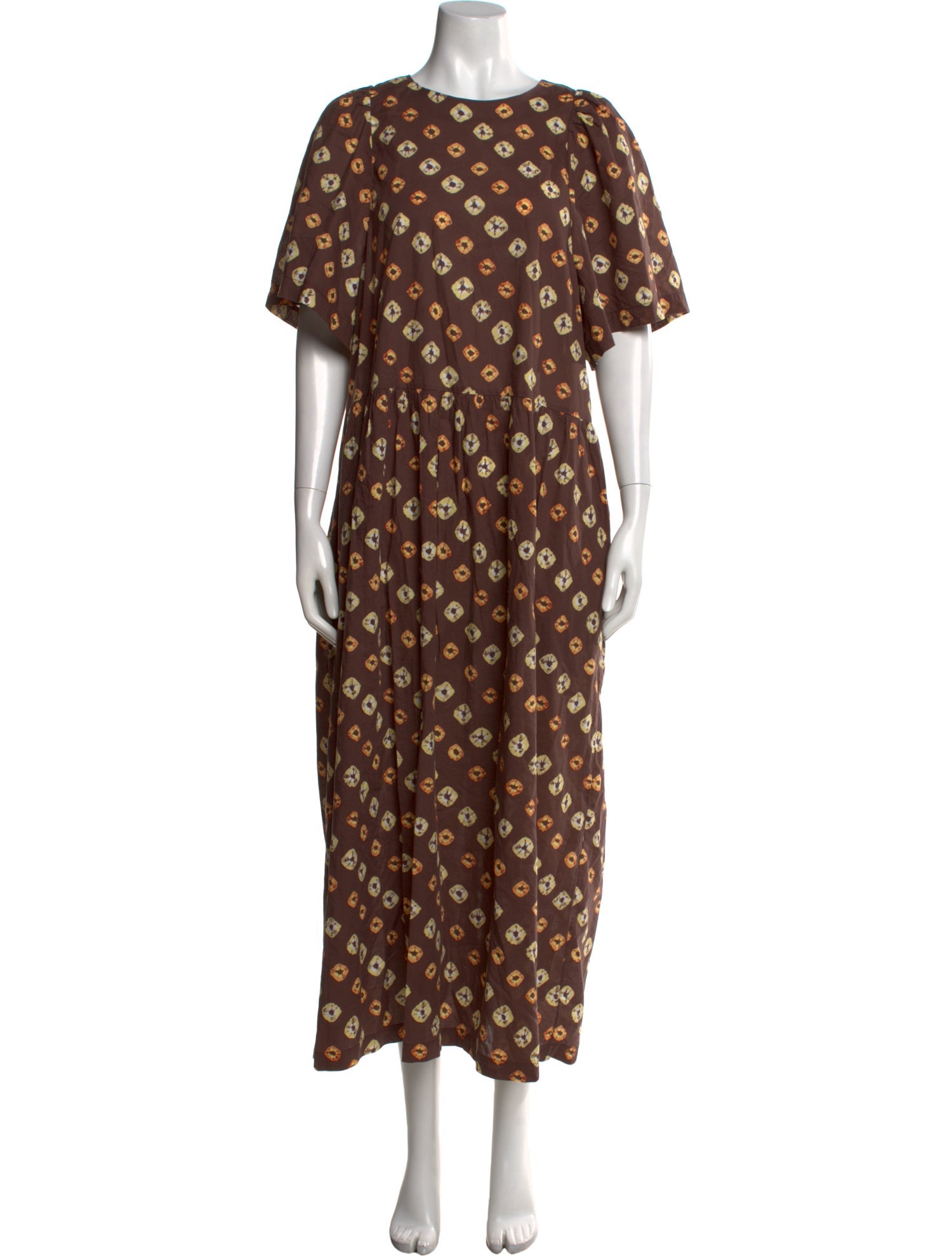 Tie-Dye Print Long Dress