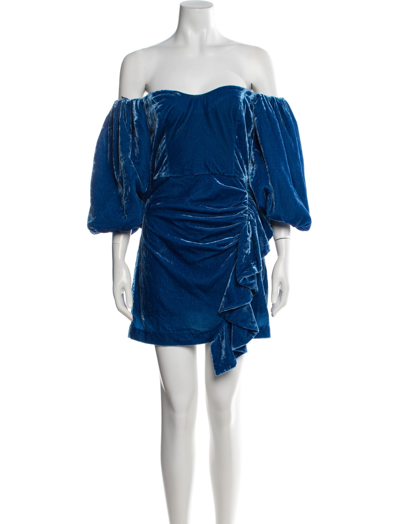 blue rhode dress Off-The-Shoulder Mini w/ Tags - Dresses, Clothing - WRHOS44919 Made from breathable linen