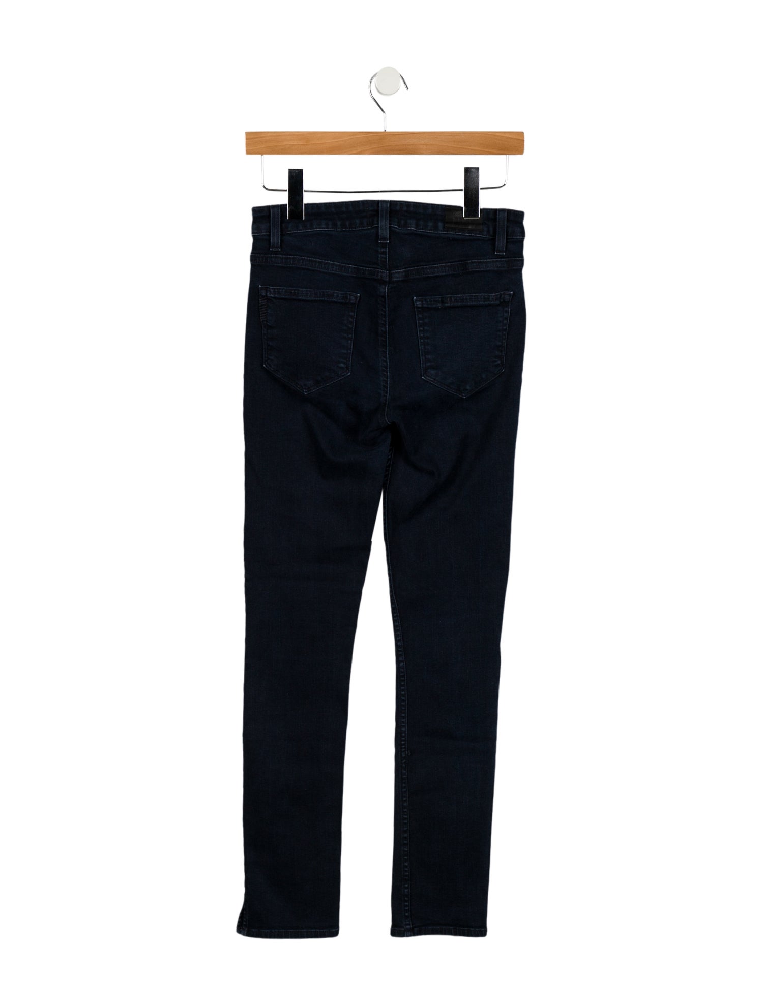 Rosie HW x Paige Mid-Rise Skinny Leg Jeans