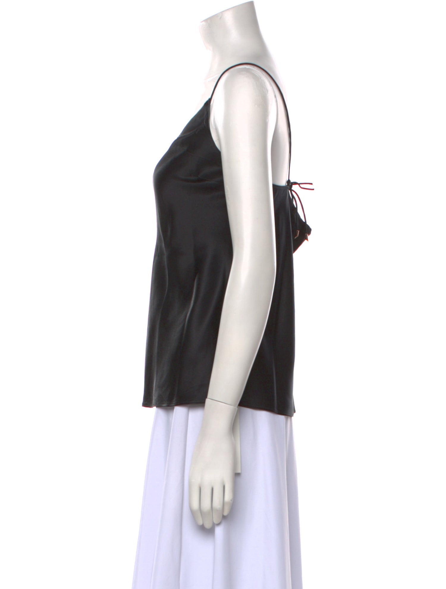 Rosie HW x Paige Silk Cowl Neck Top