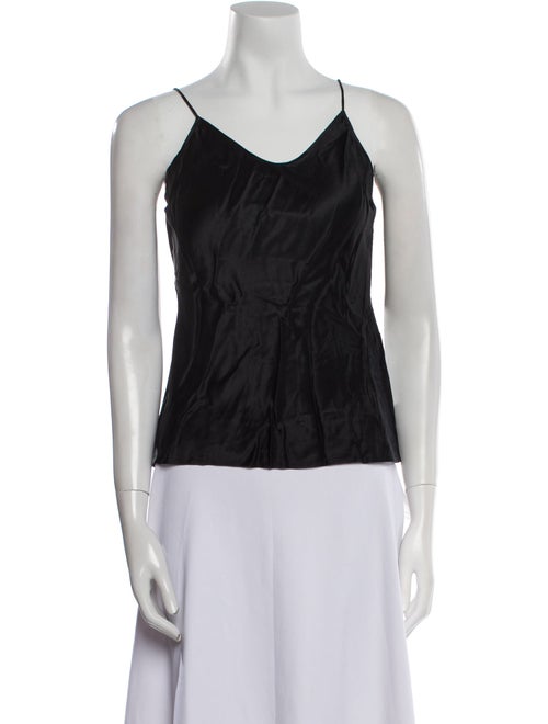 Rosie HW x Paige Silk V-Neck Top