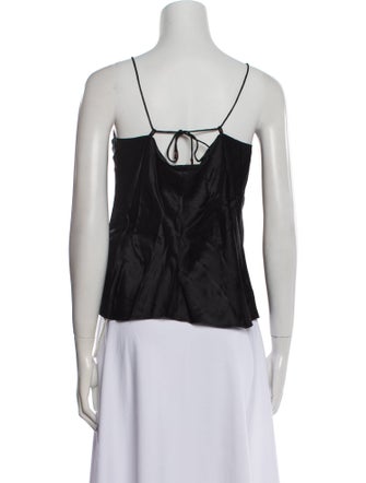 Rosie HW x Paige Silk V-Neck Top