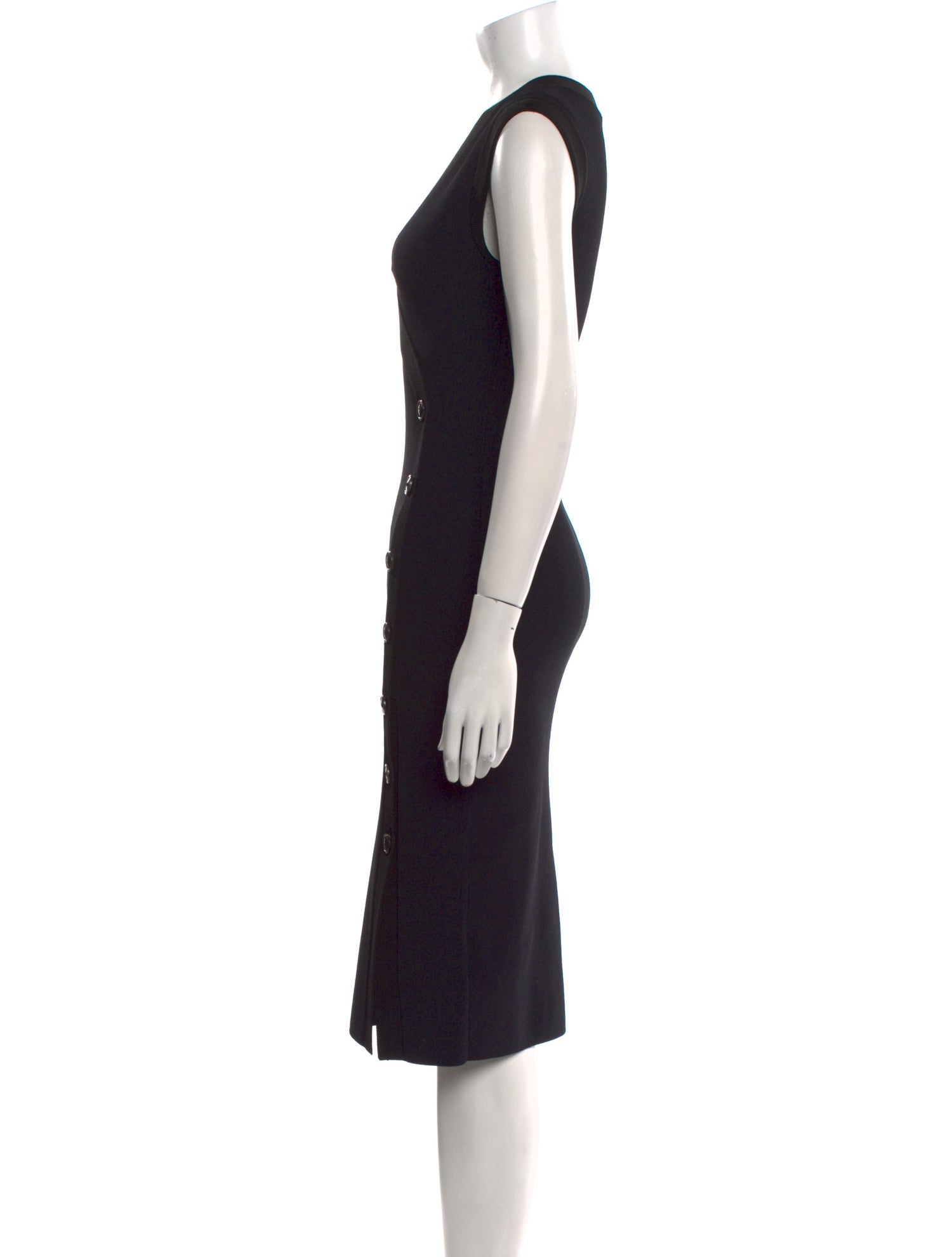 Reiss V-Neck Midi Length Dress