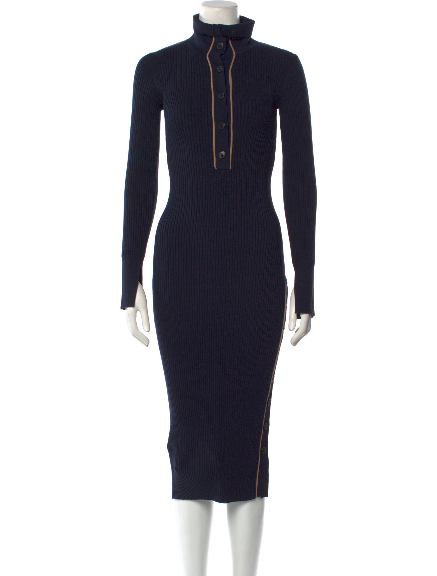 Reiss Turtleneck Midi Length Dress