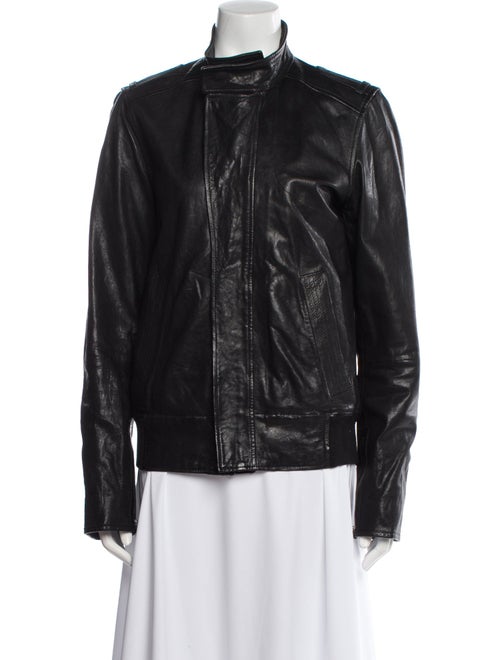 Reiss Leather Biker Jacket
