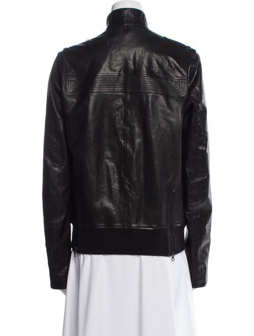 Reiss Leather Biker Jacket