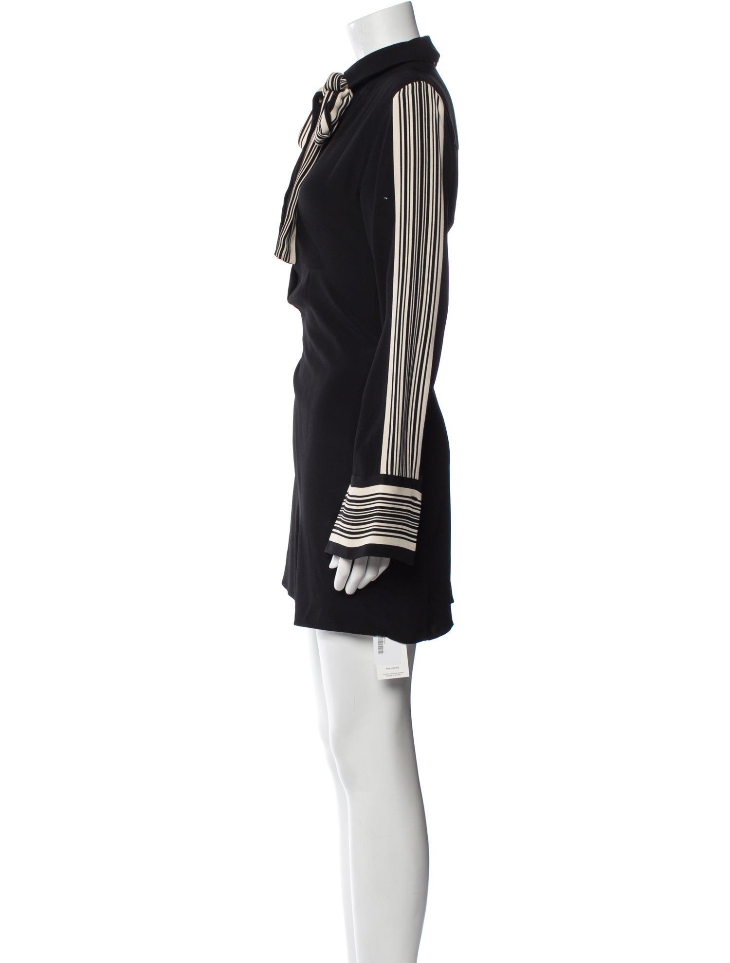 Reiss Mock Neck Knee-Length Dress