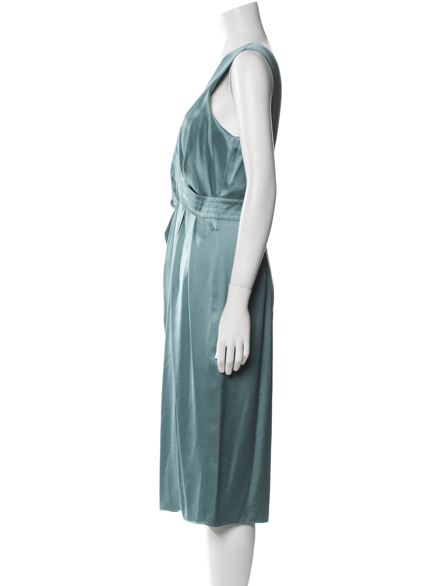 Reiss V-Neck Midi Length Dress