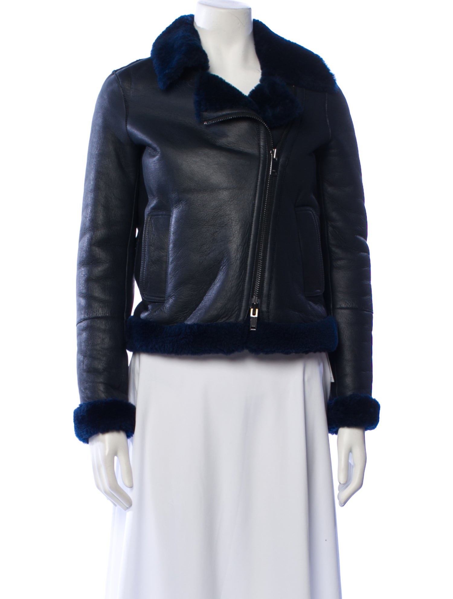 Reiss Shearling Biker Jacket