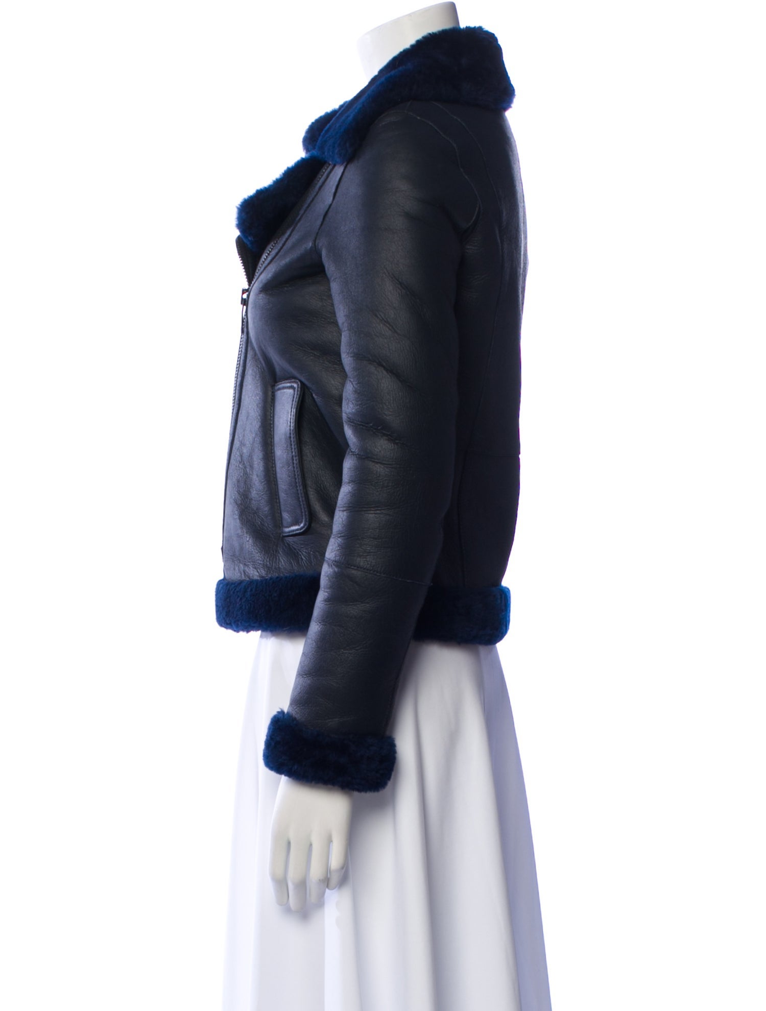 Reiss Shearling Biker Jacket