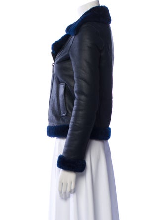 Reiss Shearling Biker Jacket