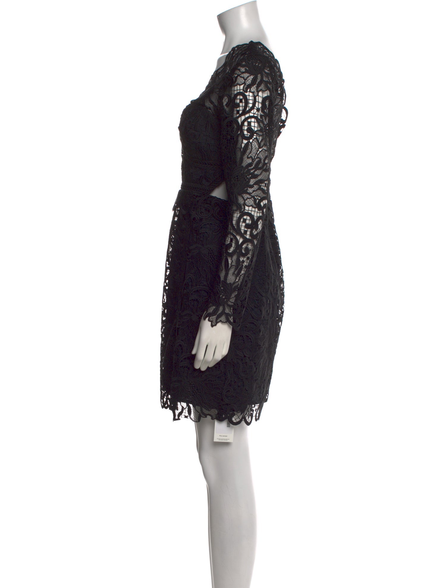 Reiss Lace Pattern Mini Dress